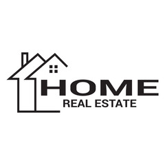 House building logo design. Vector Illustration. EPS 10