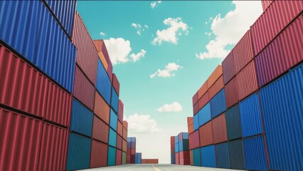 Metal containers for goods.