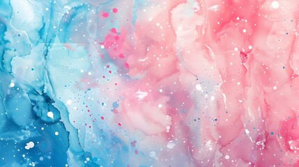 Vibrant Watercolor and Pastel Splashes Create a Mesmerizing Abstract Background