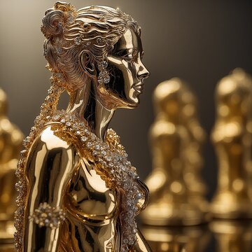 Besondere Schachfiguren. Generative AI Technologie