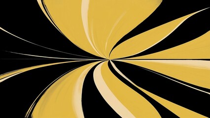An abstract minimalist background is used, black and yellow colors, pastel painting technique.