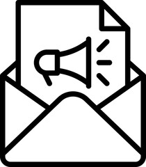 Email marketing icon