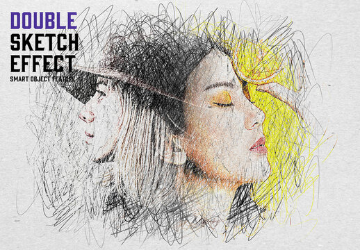 Double Sketch Effect