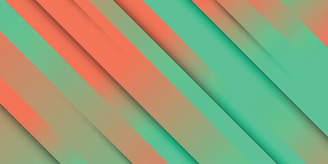 Gradient stripes with shadow background.