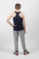 Obraz premium A Teenage Boy Standing