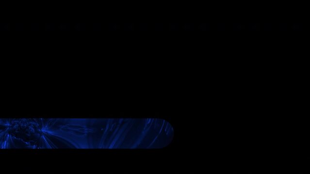 animated lower third in blue, lower third with transparent background, lower third with alpha. title bar