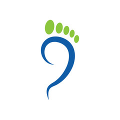 foot icon vektor