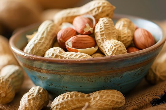 Peanuts in and out of shells