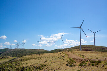 Wind Power Generation in the Hills of Izmir, Turkey