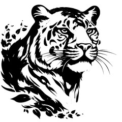 lion head silhouette