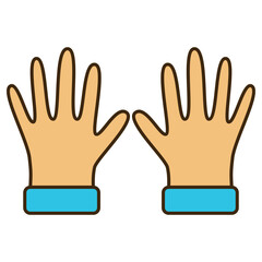 hands icon illustration