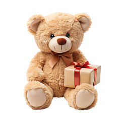 Fototapeta premium Fluffy toy texture close up