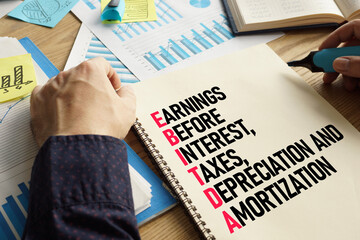 Ebitda Earnings before interest, taxes, depreciation and amortization. Pretax Earnings
