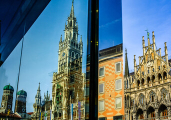 famous city hall in munich - bavaria