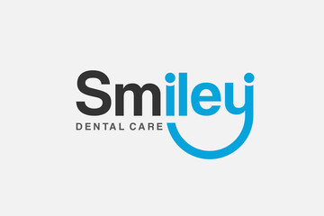 smiley logo design concept