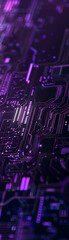 This is an image of a circuit board. The colors are bright and the image is very detailed. The image is of a high quality and would be perfect for use in an advertisement.