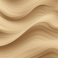 Tan abstract wavy pattern in tan color, monochrome background with copy space texture for display products blank copyspace for design text photo