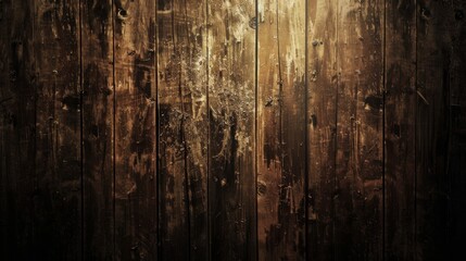 A vintage wooden wall with a glowing light on top, creating a warm and inviting atmosphere
