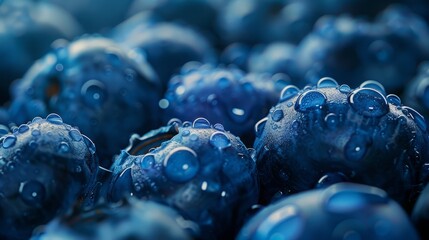 Blueberries background 