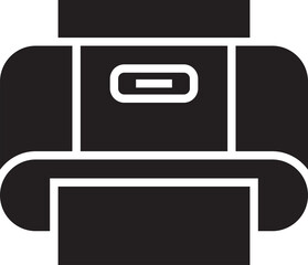 Fototapeta premium Printer Glyph Icon