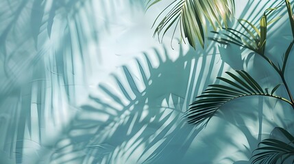 palm leaves background