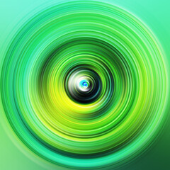 Colorful radial motion effect. Abstract rounded background. Color curves and sphere. Multi color gradient rings and circles wallpaper. Colored texture backdrop and banner.