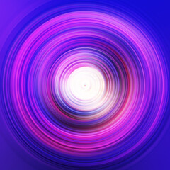 Colorful radial motion effect. Abstract rounded background. Color curves and sphere. Multi color gradient rings and circles wallpaper. Colored texture backdrop and banner.