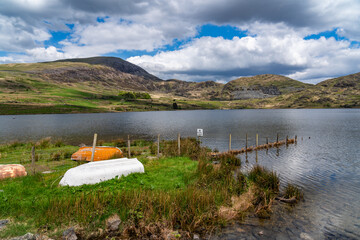 Views around Llyn cwmystradllyn and its valley