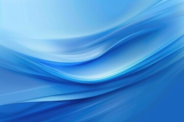 Panoramic view of a sleek, modern email interface rendered in various shades of blue, with smooth gradients ideal for technology business backgrounds