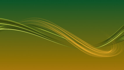 Abstract wallpaper with flowing blue and green lines