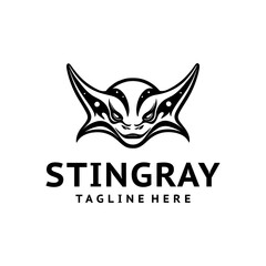 Stingray, esport mascot logo vector illustration