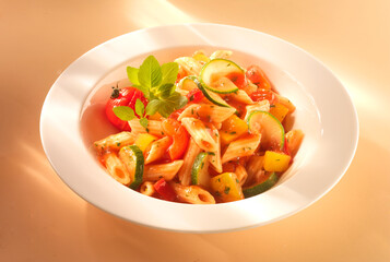 Penne, Pasta, Nudeln, Gemüse, Nudeleintopf, 