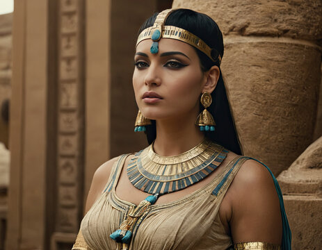 Imaginative reconstruction of the appearance of the Egyptian queen Cleopatra