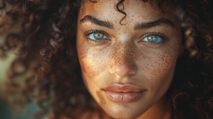 Women with beautiful faces reveal beautiful, radiant skin.