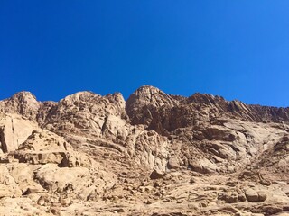 Mount of temptation Jericho Israel where Jesus was tempted