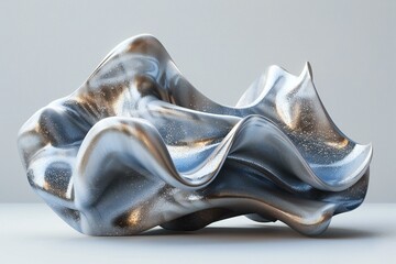  render, abstract background, modern design, silver, metallic
