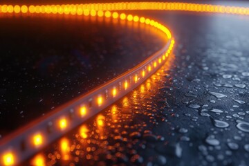 Orange stretch of LED