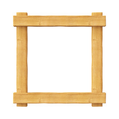 Moldura de madeira elemento 3d para festa de sao joao