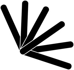 summer illustration popsicle silhouette stick logo cream icon ice outline food dessert cold sweet lolly frozen chocolate ice-cream vanilla shape fruit milk love for vector graphic background