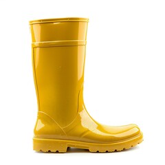 Digital artwork of rain boots , isolated on white background , high quality, high resolution