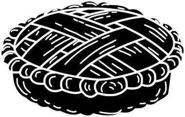 cheesecake illustration dessert silhouette cake logo food icon pie outline pastry bakery slice cream homemade cheese waffle fruit berry shape sugar plate snack for vector graphic background