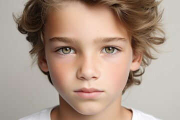 Naklejka premium person close up portrait concept