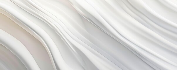 Fototapeta premium Abstract 3D White Background.