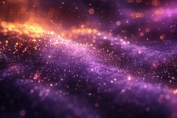 Fototapeta premium Vibrant purple and gold abstract patterns