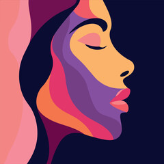 International Women's Day concept art vector illustration