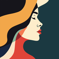 International Women's Day concept art vector illustration