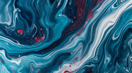 Obraz premium Abstract background ink swirl, blending shades ink flows gracefully across the canvas