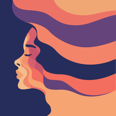 International Women's Day concept art vector illustration