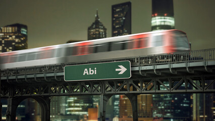 Signposts the direct way to Abi