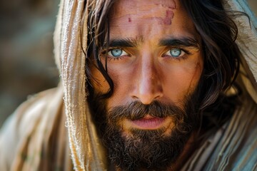 The gentle lilt of Jesuss voice carries the weight of eternity, his words a timeless reminder of Gods love and grace, clean sharp